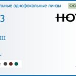 Зеркальная линза для очков с поддержкой аккомодации Hoya Sync III 1.53 Mirror, рецептурная, Sph 6.00 — -8.00, Cyl 0.00 — 6.00