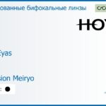 Тонированная бифокальная линза для очков Hoya C28 Eyas 1.6 Color Hi-Vision Meiryo, рецептурная, Sph 6.00 — -10.00, Cyl 0.00 — 4.00