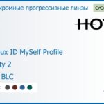 Фотохромная прогрессивная линза для очков Hoya Hoyalux ID MySelf Profile 1.5 Sensity 2 HVLL BLC, Sph 6.00 — -8.00, Cyl 0.00 — 6.00